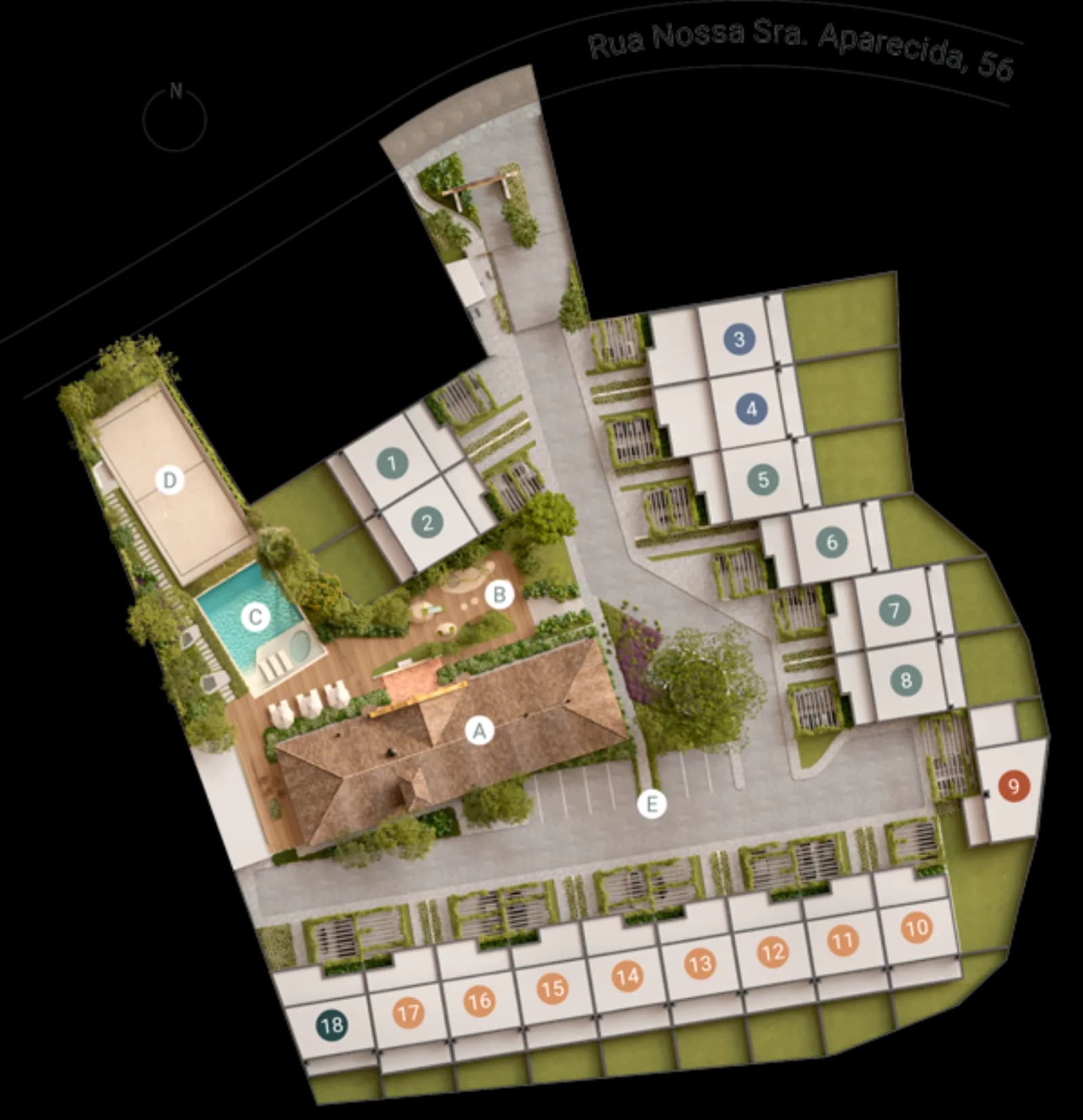 Planta de Implantação Villa Portal Zona Sul